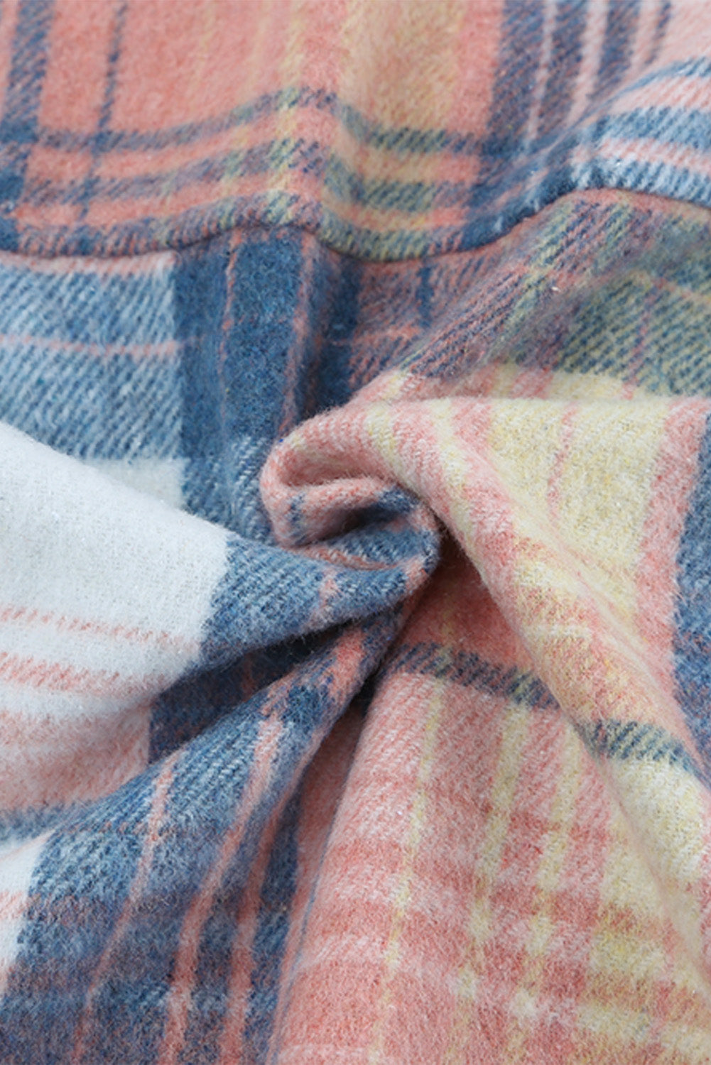 Addison Plaid Flap Pockets Shacket-3